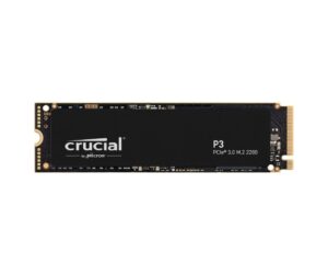 Crucial P3 500GB PCIe 4.0 3D NAND NVMe M.2 SSD