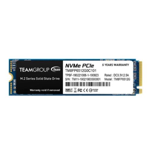 TEAMGROUP MP33 512GB M.2 NVME SSD Internal Solid Hard Drive