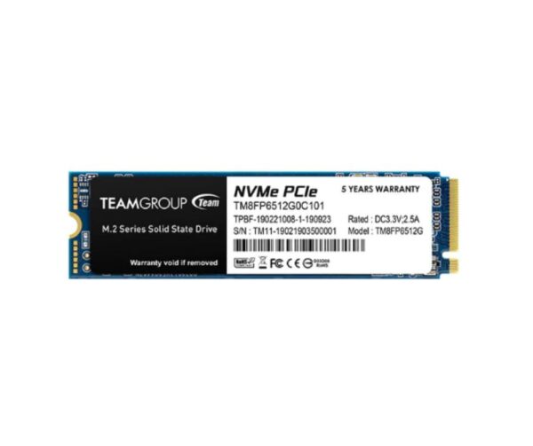 TEAMGROUP MP33 512GB M.2 NVME SSD Internal Solid Hard Drive
